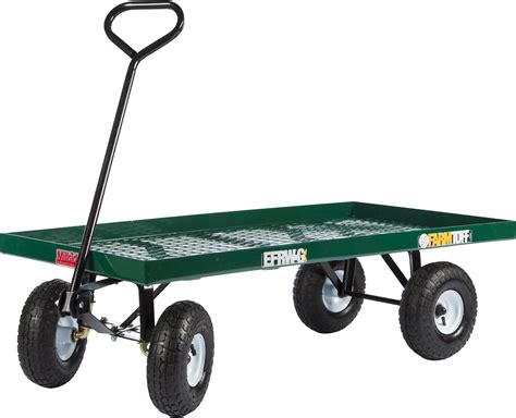 Farm Tuff Metal Deck Wagon 24 Inch By 48 Inch Green