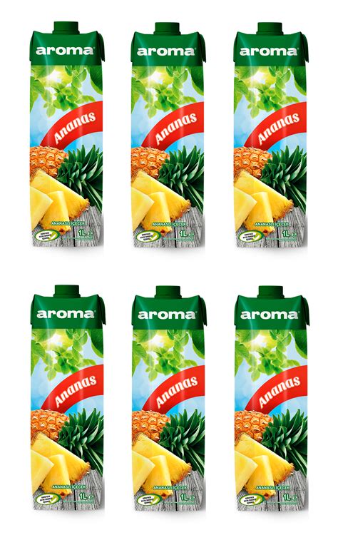 Aroma Ananaslı İçecek 1 Lt X 6 Adet İçecek Kapıda