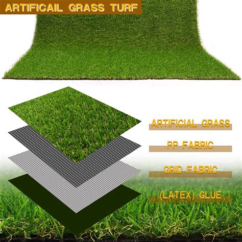 Green Artificial Grass 7 Ft X 10 Ft 08 Fake Grass Turf Mat Indoor