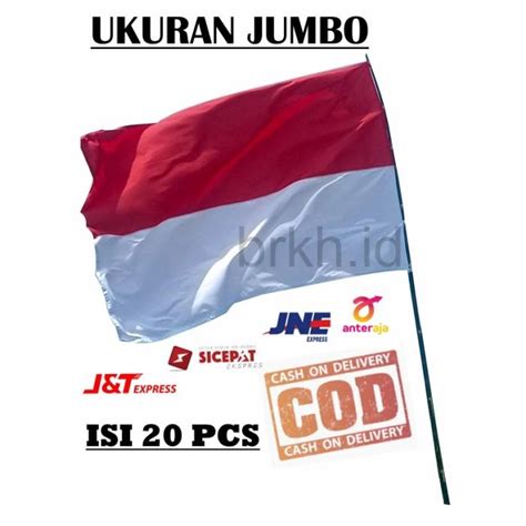 Jual Bendera Merah Putih Besar Jumbo Paket Isi Pcs Kodi Shopee