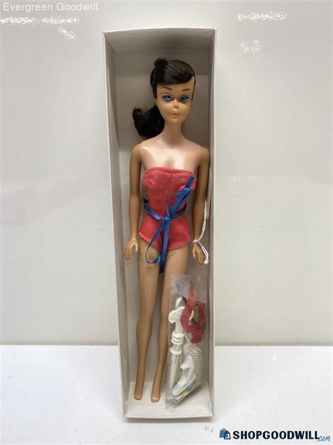 Vintage 1964 Mattel Barbie Brunette Swirl Ponytail Doll ShopGoodwill