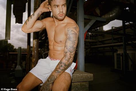 Liam Payne Goes Shirtless For New Hugo Campaign Daily Mail Online