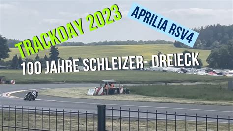 Trackday Action 100 Jahre Schleizer Dreieck Aprilia RSV4 Vs Yamaha