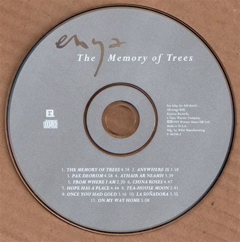 Cd Enya The Memory Of Trees 1995 Usado Importado Parcelamento Sem Juros