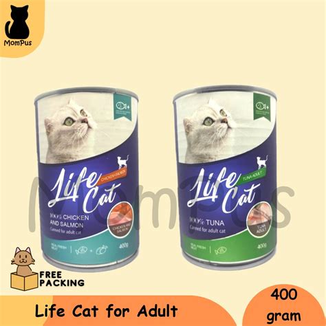 Jual Life Cat Kaleng ADULT 400gr Tuna Chicken Salmon Makanan Basah