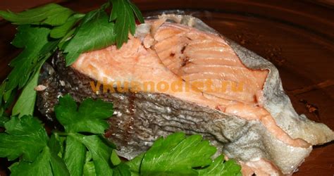 Форель на пару - рецепт с фото. Пошагово дан процесс приготовления