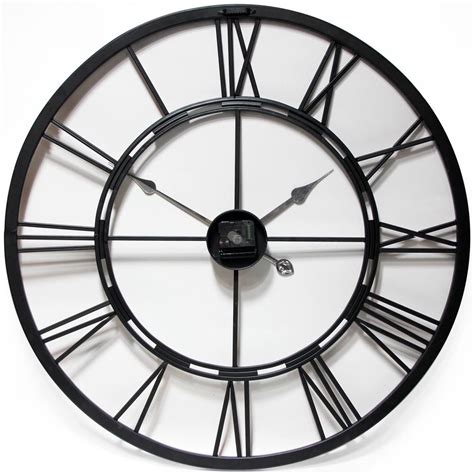 Infinity Instruments Metal Fusion 28 In H X 28 In W Round Wall Clock 14504 The Home Depot