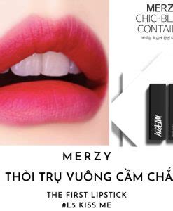 Son Merzy L5 Kiss Me Màu Đỏ Hồng Đẹp Nhất Hot Nhất Hiện Nay