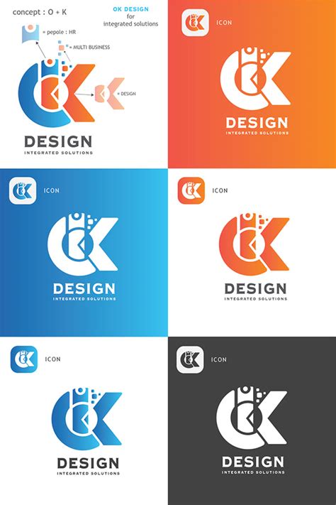 Ok design for integrated solutions .. logo design on Behance