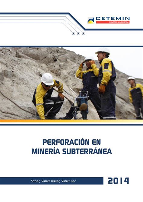 PDF Perforacion En Mineria Subterranea DOKUMEN TIPS