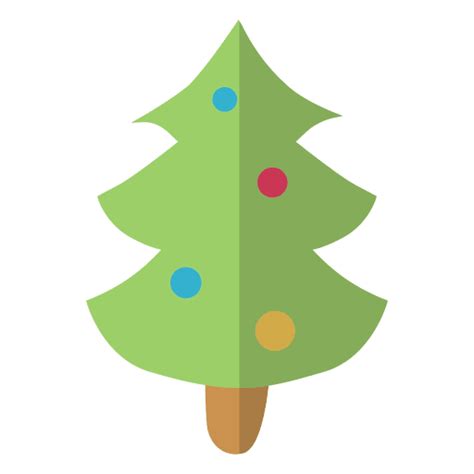 Diseño Png Y Svg De Icono Plano Del árbol De Navidad 12 Para Camisetas