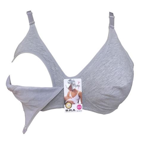 Soutien gorge allaitement C gris sans armatures non rembourré lingerie femme Gris Cdiscount