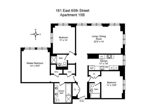 East Th Street B New York Ny Sales Floorplans