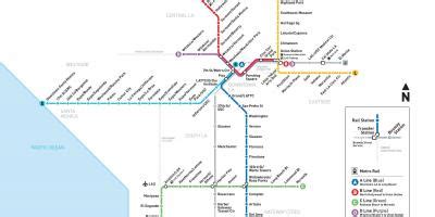 Lacmta system map - Lacmta map (California - USA)