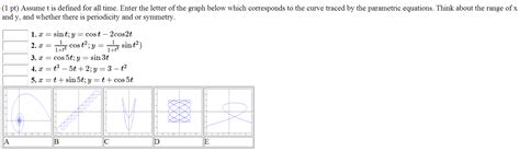 Solved Assume T Is Defined For All Time Enter The Letter Of