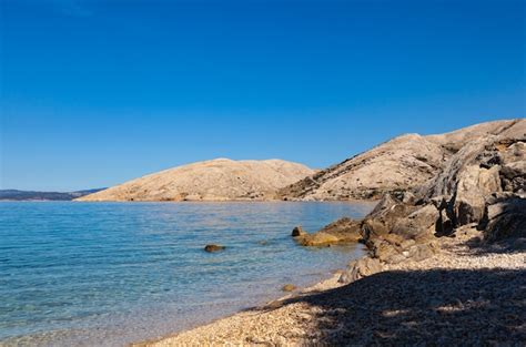 Premium Photo View Of The Stara Baska Coast During The Summer Time