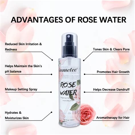 Organic Rose Water Spray Bottle Rose Water For The Face Rose Toner