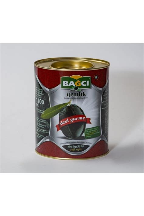 Ba C Zel Gurme Gemlik Siyah Zeytin Xl Xl Kg Teneke