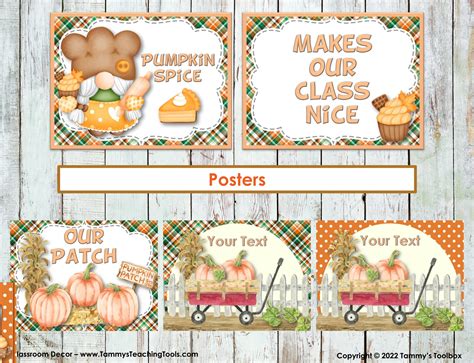 Pumpkin Fall Bulletin Board Kit with Craft Activities | Made By Teachers