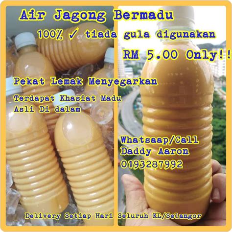 Aff Delivery Service Air Jagung Bermadu Dan Bandung Soda Bercincau