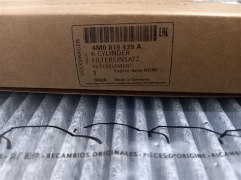 Genuine Audi Carbon Pollen Filter 4m0819439a | See Description For ...
