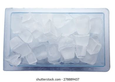 Ice Cube Box Isolate Clipping Path Stock Photo 278889437 Shutterstock