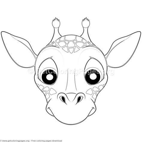 Jungle Animals With Funny Face Coloring Pages