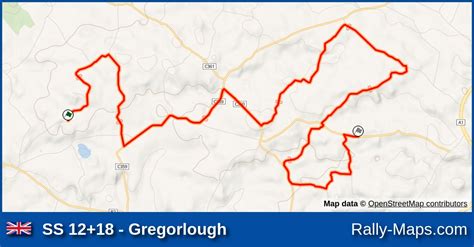 Ss Gregorlough Stage Map Circuit Of Ireland Rally Erc