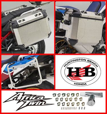 Honda Oem Left Right Pannier Case Aluminum Africa Twin