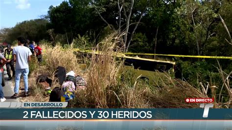 Bus Con Pasajeros Se Vuelca En Loma Campana Dos Personas Murieron Y 30