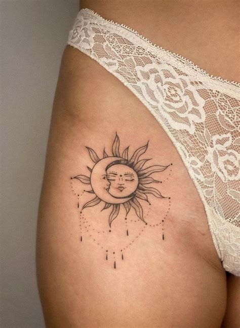 50 Meaningful And Beautiful Sun And Moon Tattoos KickAss Things