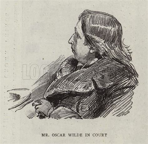 Mr Oscar Wilde In Court Stock Image Look And Learn