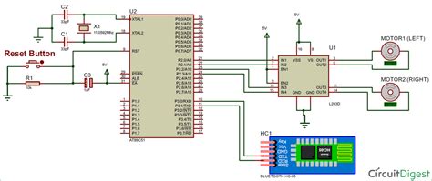 Circuit Diagram Of Smoke Detector Using 8051 Microcontroller Circuit Diagram