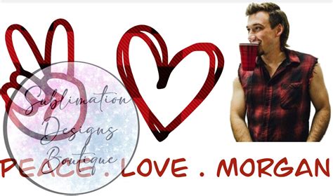 Peace Love Morgan Wallen Png Morgan Wallen Png Peace Love Etsy