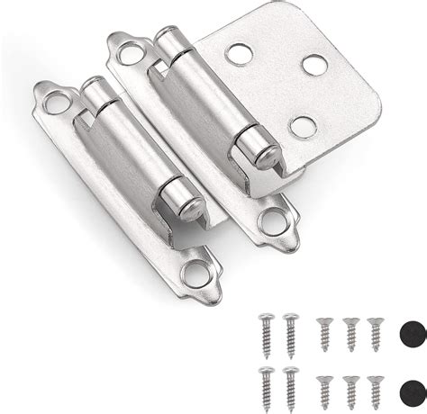 Probrico Brushed Satin Nickel Cabinet Hinges For Kitchen Cabinets