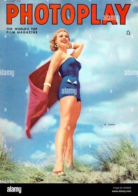 JILL ADAMS (1930-2008) English film actress on the cover of the English ...