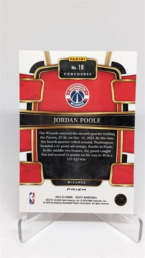 Jordan Poole 2023 24 Panini Select Basketball Orange Flash 18 EBay