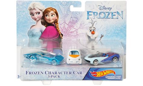Hot Wheels Disney S Frozen Character Car Set Piece Groupon