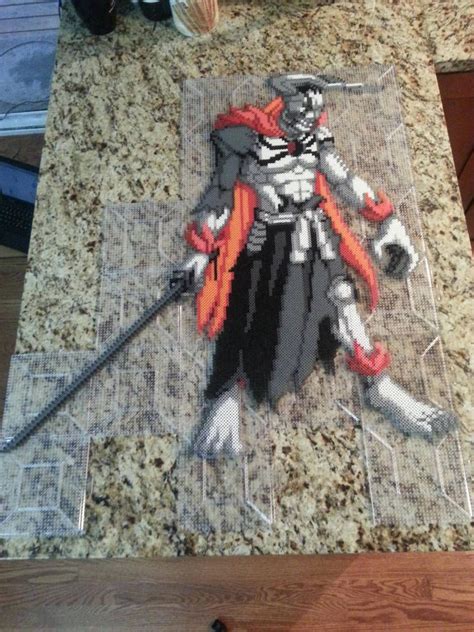 Hollow Ichigo Kurosaki Perler By Https Deviantart Bgoodfinger