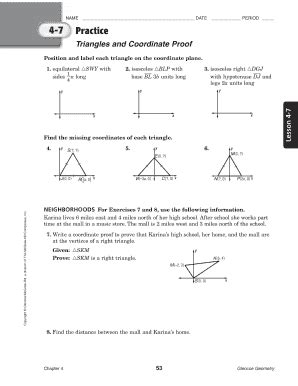 Fillable Online Name Date Period Practice Triangles And