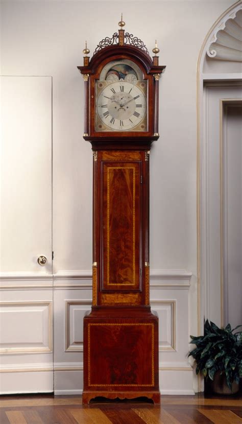 Antique White Grandfather Clock – HOMYSTYLE