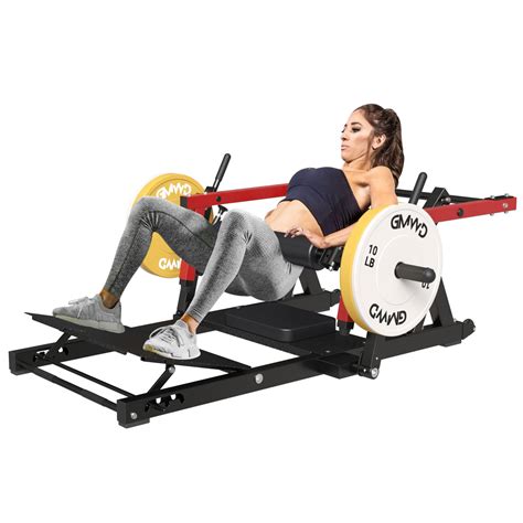 Buy Gmwd Hip Thrust Machine 800lbs Plate Loaded Glute Bridge Machine With Weight Holder Heavy