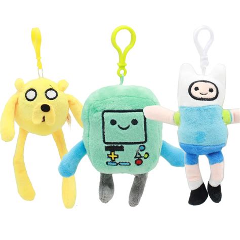 Cm Cm Adventure Time Plush Keychain Toys Finn Jake Bmo Soft Stuffed