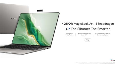 Honor Magicbook Art Snapdragon Laptop Ai Canggih Hadir Dengan Layar