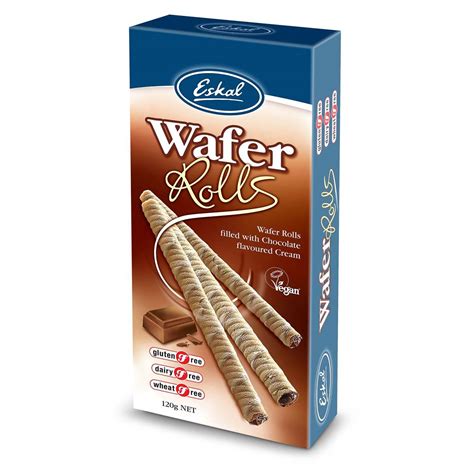 Eskal Gluten Free Wafer Rolls 12x120g Woolworths