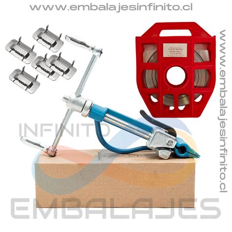 Kit Flejadora Acero Inoxidable Full 3 4 19 Mm Tipo BAND IT