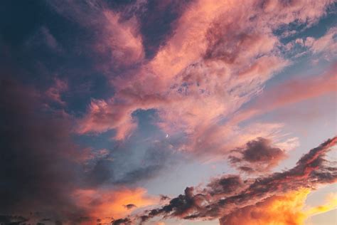 Nature Sunset Sky Clouds Dawn Porous Hd Wallpaper Pxfuel