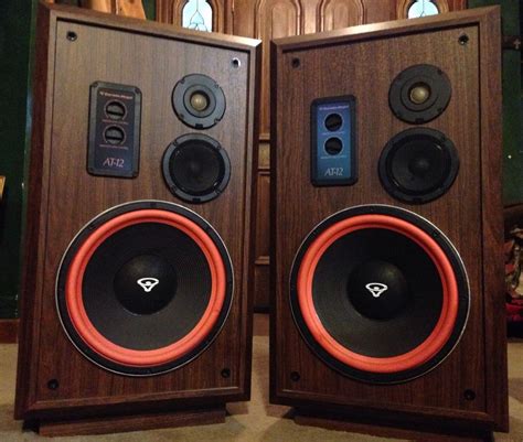 Vintage Cerwin Vega At Speakers Pair In The Original Box Ebay