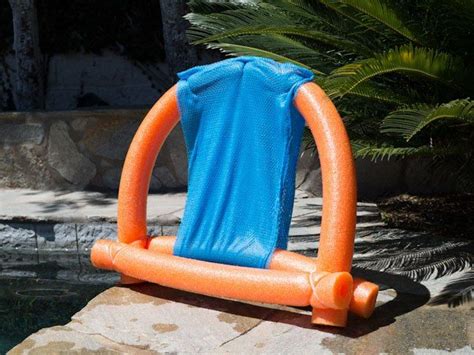 Easy Diy Pool Noodle Chair Float Made With Materials From The Dollar