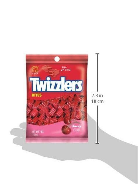 Twizzlers Bites Cherry Flavored Licorice Candy Pack Of 4